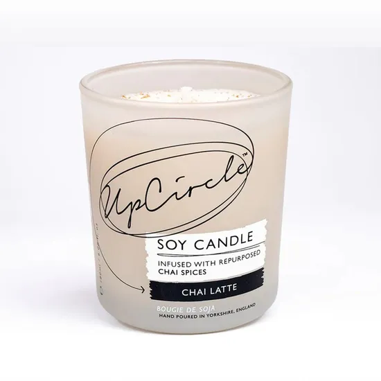 UpCircle Beauty Chai Latte Natural Soy Candle