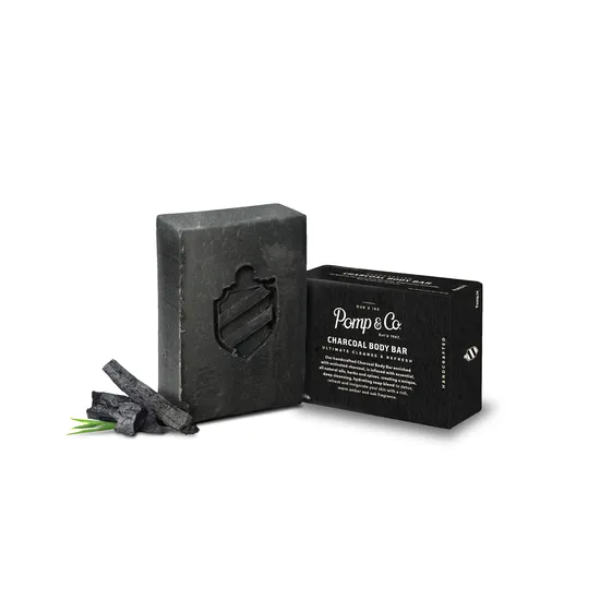 Pomp & Co Charcoal Body Bar Soap