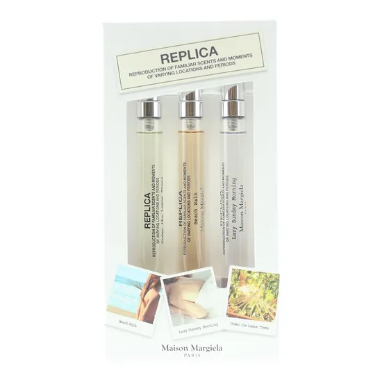 Maison Margiela Replica Discovery Gift Set 10ml Beach Walk Eau De Toilette + 10ml Lazy Sunday Morning Eau De Toilette + 10ml Under The Lemon Tree Eau De Toilette