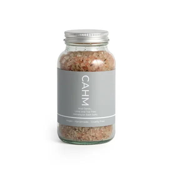 CAHM Himalayan Bath Salts DETOX Lime & Tea Tree