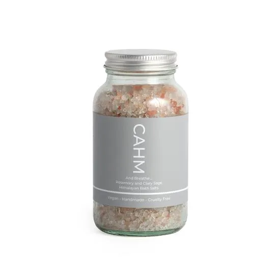 CAHM Himalayan Bath Salts BREATHE Rosemary & Clary Sage