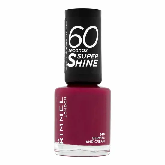 Rimmel 60 Seconds Super Shine Nail Polish 340 Berries & Cream