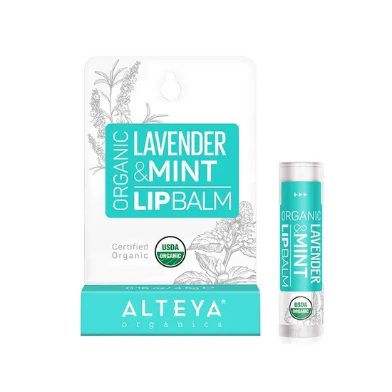 Alteya Organics Lip Balm Lavender & Mint