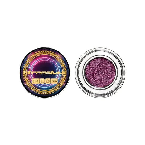 Pat Mcgrath Labs Chromaluxe Artistry Pigment Midnight Temptress Deep Violet Metallic Shimmer With Gold Sparkling Pearls
