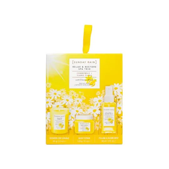 Sunday Rain Relax & Restore Trio Chamomile & Ylang Ylang