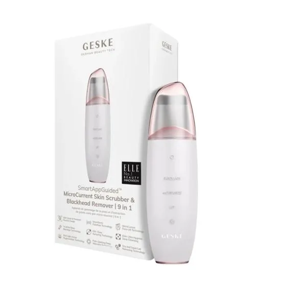 GESKE MicroCurrent Skin Scrubber & Blackhead Remover 9 In 1
