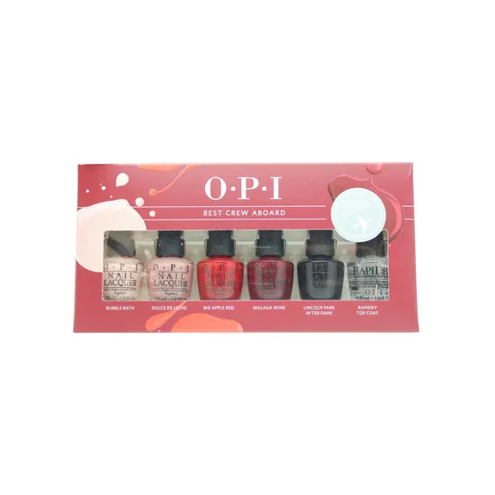 OPI Best Crew Aboard Nail Polish Gift Set 6 Colours
