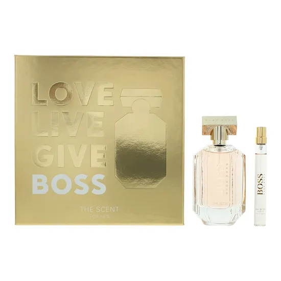 Hugo Boss The Scent For Her Gift Set 100ml Eau De Parfum + 10ml Eau De Parfum