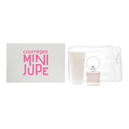 Courreges Mini Jupe Gift Set 50ml Eau De Parfum + 150ml Body Cream