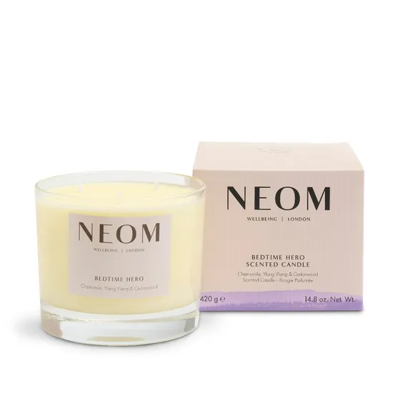 Neom Organics Bedtime Hero Scented Candle 3 Wick