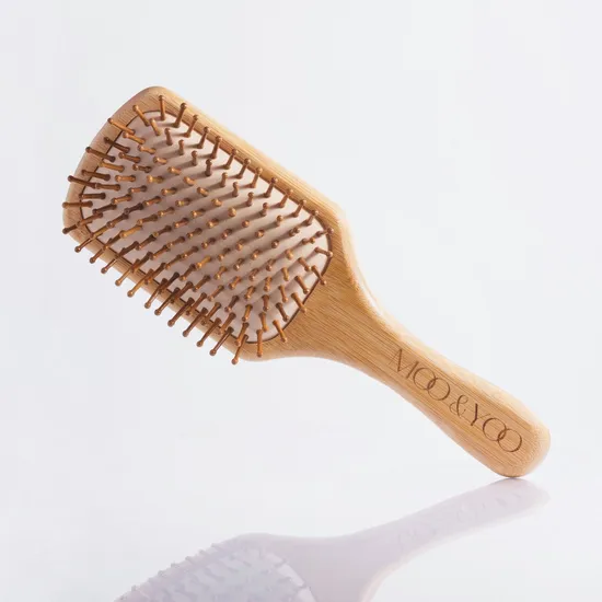 Moo & Yoo Bamboo Paddle Brush
