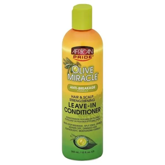 African Pride Olive Miracle Anti-breakage Hair & Scalp Strengthening Leave-in Conditioner