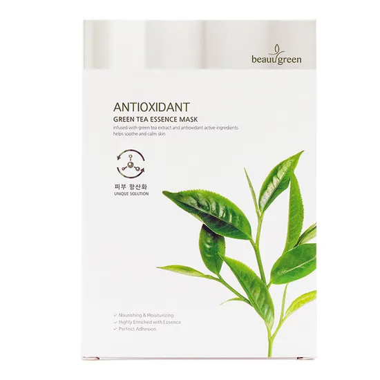 Beauugreen Premium Essence Mask Green Tea Essence Mask