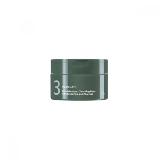 Numbuzin No.3 Pore & Makeup Cleansing Balm With Green Tea & Charcoal