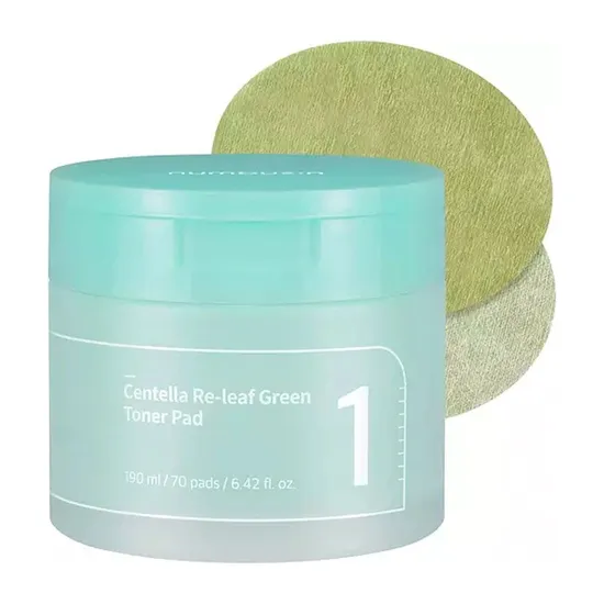 Numbuzin No.1 Centella Re-Leaf Green Toner Pad