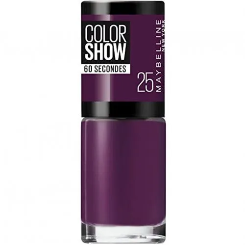 Maybelline Colour Show 60 Seconds Nail Polish 25 Plum It Up