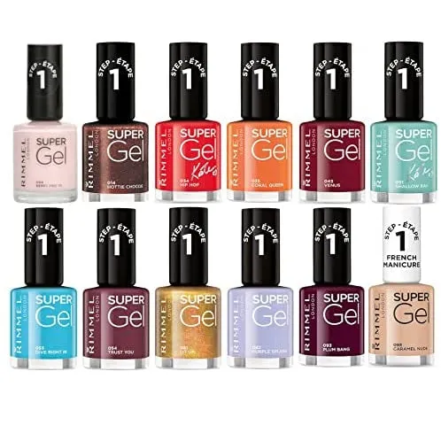 Rimmel Super Gel Nail Polish Assorted Set