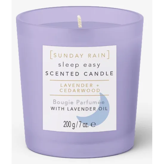 Sunday Rain Sleep Easy Lavender & Cedarwood Soy Candle