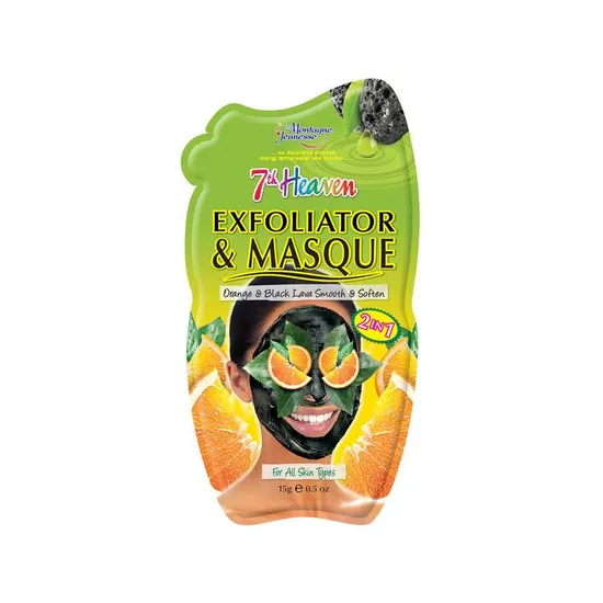 Montagne Jeunesse 7th Heaven Exfoliator & Mask Orange & Black Lava