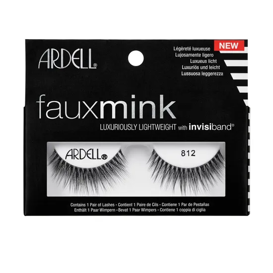 Ardell Faux Mink Black Lashes 812