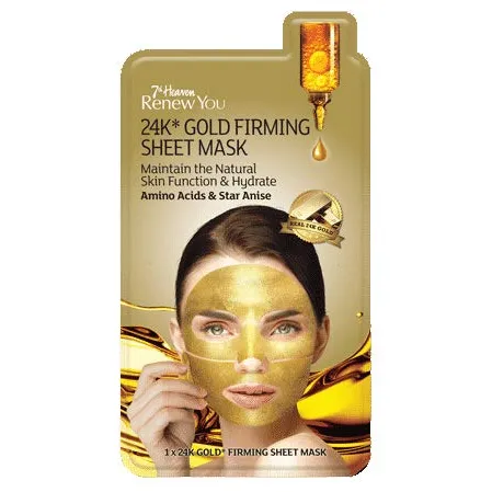 Montagne Jeunesse Renew You 24k* Gold Firming Sheet Mask