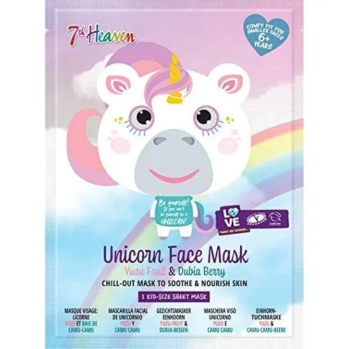 Montagne Jeunesse Face Food Unicorn Face Mask