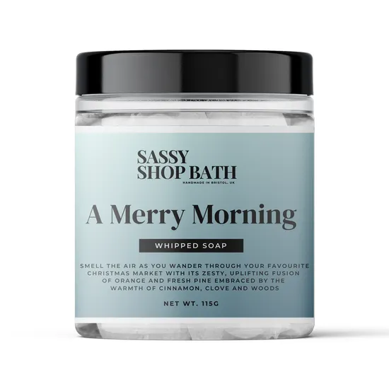 Sassy Shop Wax Whipped Soap A Merry Morning