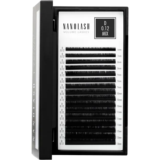 Nanolash Volume Lashes 0.12 D, Mix 6-13Mm
