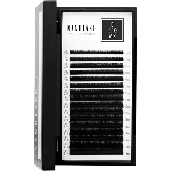 Nanolash Volume Lashes 0.10 D, Mix 6-13Mm