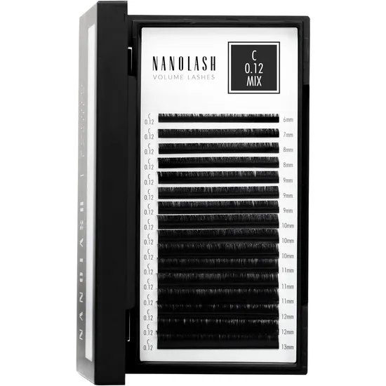 Nanolash Volume Lashes 0.12 C, Mix 6-13Mm