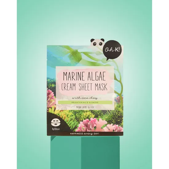 Oh k! Marine Algae & Sea Clay Cream Sheet Mask