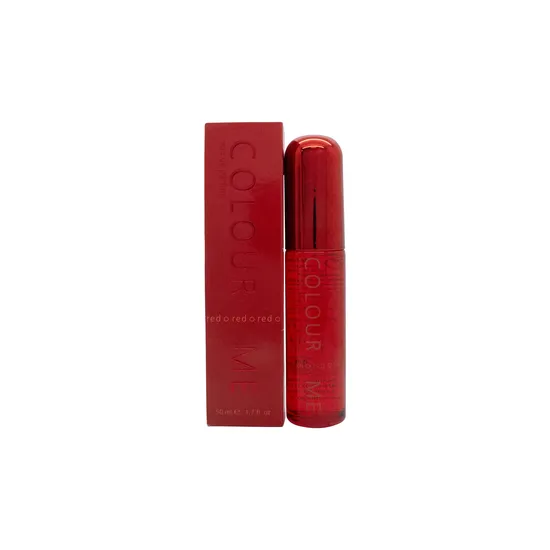 Colour Me Red Gift Set 50ml PDT Spray + 10ml Roll-on Perfume
