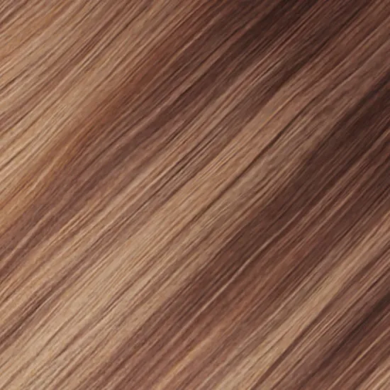 Lullabellz Professional 22" Invisible Nano Bonds Rooted & Balayage | Rooted Mellow Brown