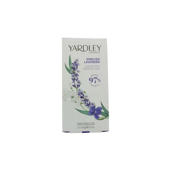Yardley English Lavender Luxury Soap 3X 100G