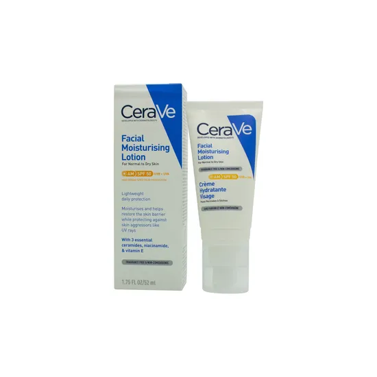 CeraVe AM Facial Moisturising Lotion SPF 50