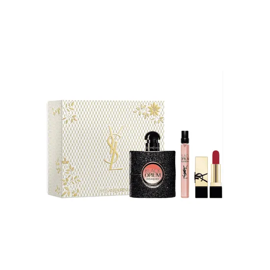 Yves Saint Laurent Black Opium Eau De Parfum Gift Set 50ml