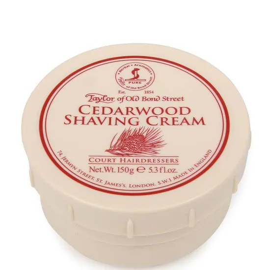 Taylor of Old Bond Street Cedarwood Shaving Cream