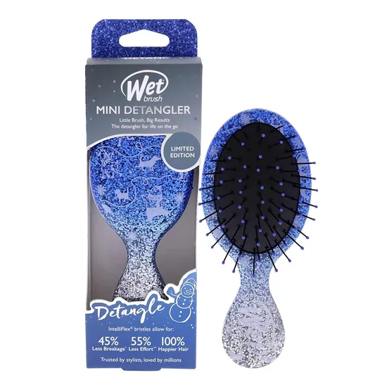 Wet Brush Pro Mini Detangler Winter Glitter - Holiday Breeze