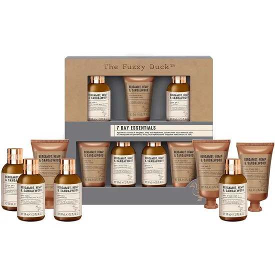 Baylis & Harding Bergamot, Hemp & Sandalwood 7 Day Essentials Gift Set