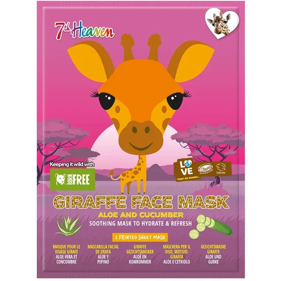 Montagne Jeunesse Face Food Born Free Giraffe Sheet Mask