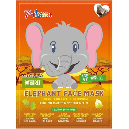 Montagne Jeunesse Face Food Born Free Elephant Sheet Mask