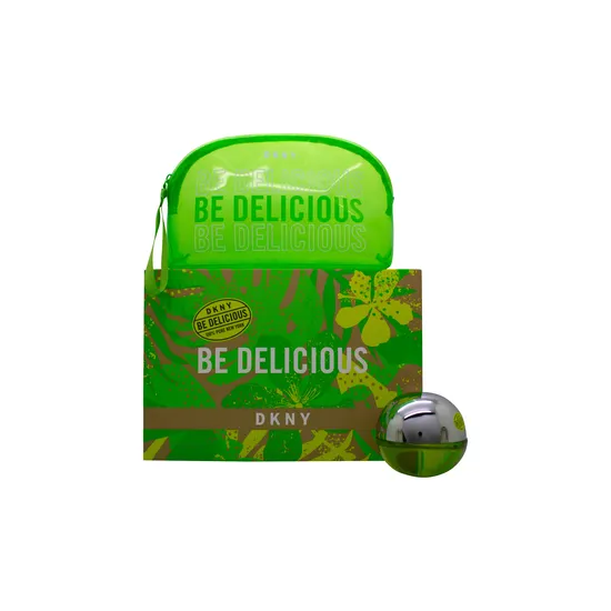 DKNY Be Delicious Gift Set Eau De Parfum + Cosmetic Bag