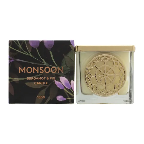 Monsoon Bergamot & Fig Scented Candle