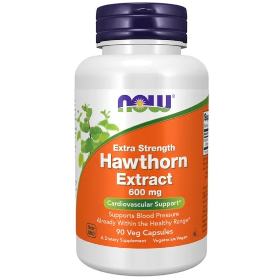 NOW Foods Hawthorn Extract 600mg Extra Strength Capsules