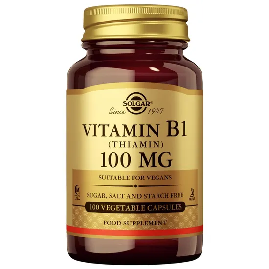 Solgar Vitamin B1 100mg Capsules