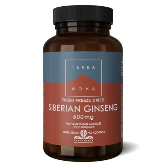 Terranova Siberian Ginseng 500Mg Capsules 100 Capsules