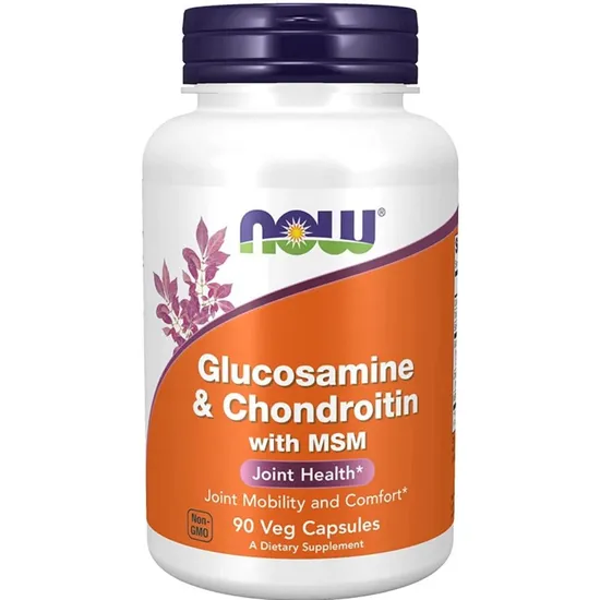NOW Foods Glucosamine & Chondroitin With MSM Capsules
