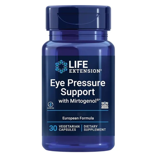Life Extension Eye Pressure Support With Mirtogenol Vegicaps