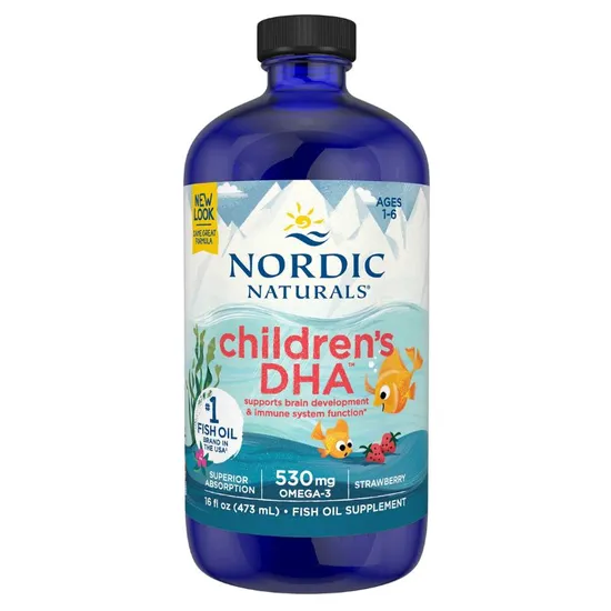 Nordic Naturals Children's DHA 530mg Omega-3 Strawberry