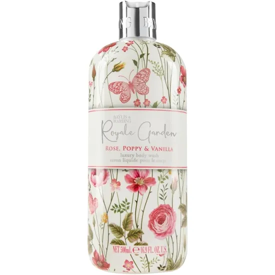 Baylis & Harding Royale Garden Rose Poppy & Vanilla Luxury Body Wash